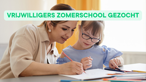 vrijwilligers zomerschool gezocht